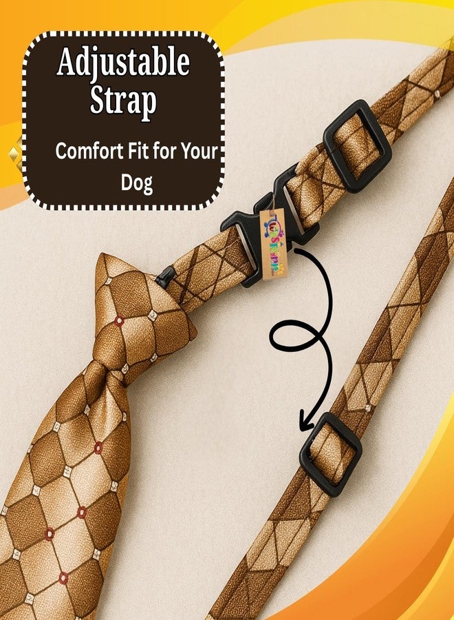 ويستيرن إرا ربطة عنق قابلة للتعديل للكلاب والقطط بتصميم مستوحى من العصر الغربي | قماش ناعم | إكسسوارات أنيقة للحيوانات الأليفة للحفلات، جلسات التصوير، حفلات الزفاف، والمناسبات الرسمية | مريحة، قابلة لإعادة الاستخدام، أنيقة | زي سهل الارتداء للحيوانات الأليفة (عشوائي) - Image 4